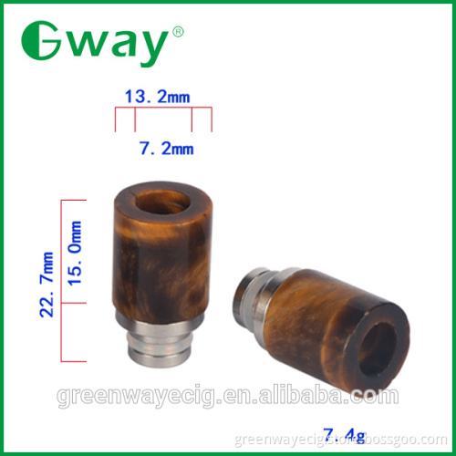 2015 new design factory price jade drip tip, 510 jade stone drip tips tophus amber wide bore